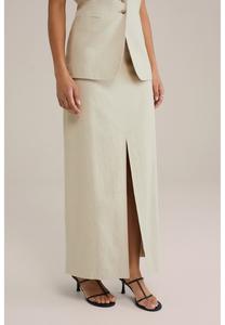 Юбка макси WE Fashion, бежевый