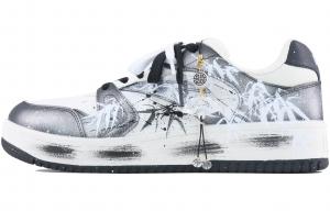 Мужские низкие скейтборд-кепы Little Zero Feel с противоскользящим, износостойким и легким дизайном Anta, черный