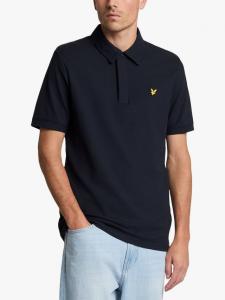 Хлопковая поло с коротким рукавом классического кроя Lyle & Scott, Dark Navy