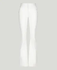 Женские вельветовые расклешенные брюки на пуговицах Easy Wear, белый