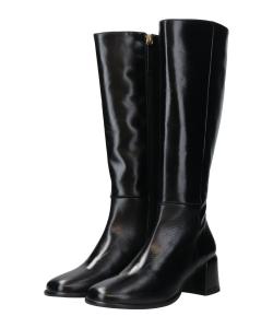 Длинные сапоги с закругленным носком и массивным каблуком Angel Alarcon, цвет Bl