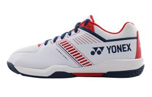 Кроссовки YONEX Badminton Shoes Unisex Low-top White/Red, белый/красный
