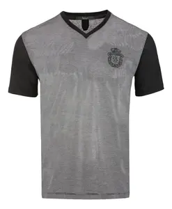 Футболка с V-образным вырезом, эмблемой SS. Billionaire, черный