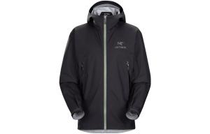 Arcteryx Ветровка мужская для походов на открытом воздухе водонепроницаемая ветрозащитная дышащая, Black-Light Gray Green