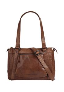 Сумочка, натуральная кожа SPIKES & SPARROW, цвет Cognac