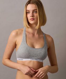 (W) Бюстгальтер-топ Calvin Klein из хлопка в рубчик, 2 шт., с легкой подкладкой. Calvin Klein Underwear QP3415O