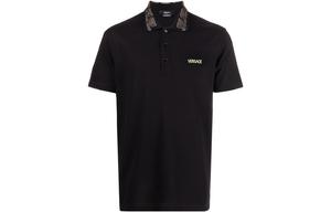VERSACE Мужская черная поло