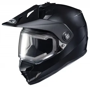 Зимний мотошлем HJC DS-X1 - Electric Shield HJC Helmets, матовый черный