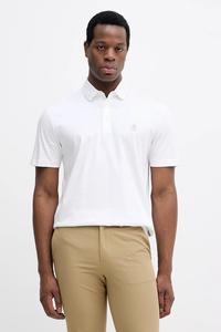 Хлопковое поло Boss, белый