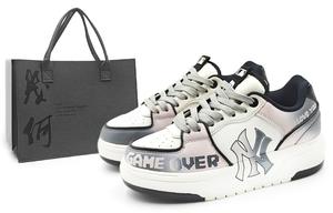 MLB Кроссовки для скейтбординга Chunky Liner, устойчивые к истиранию, низкие, унисекс, серо-розовые