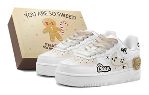 Обувь для скейтбординга Air Force 1 для детей, начальная школа Nike, чайный/коричневый