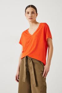 Футболка Дэнни с V-образным вырезом Hush, красный