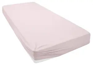 Простыня на подкладке для дома "Cremona", в свойствах: хлопок с эластаном или лен, премиум качество, размеры от 90х200 см Home affaire 90х200 см, 1 шт., розовый