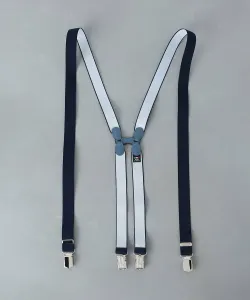 Узкие прочные подтяжки United Arrows, цвет Navy