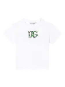 Футболка с логотипом Dolce & Gabbana Kids, белый