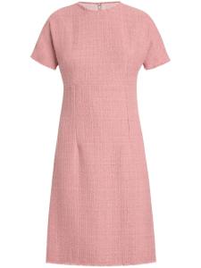 Dolce & Gabbana твидовое платье мини, розовый