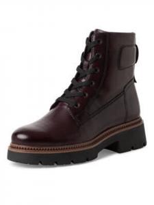 Ботильоны/сапоги красного цвета Tamaris