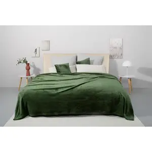 Покрывало my home Desner3 с кашемировым эффектом, доступно во множестве цветов, размер от 140x210 см My Home, темно-зеленый