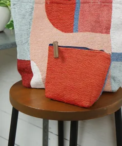 Трапециевидный мешочек из жаккардовой синели Studio Clip, цвет Orange Mix40