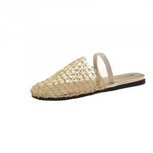 Puppytown Женские противоскользящие быстросохнущие закрытые тапочки шампань, цвет Champagne