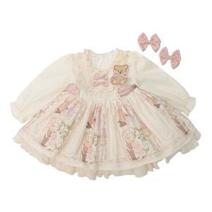 Платье для девочек PROTECTCAMEL, butter long-sleeved