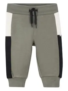 Спортивные брюки с кулиской BOSS Kidswear, зеленый
