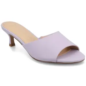 Женские босоножки Jeylah с одинарным ремешком на каблуке-рюмочке Journee, сиреневый
