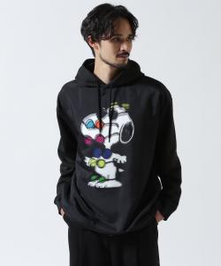 Парка с 3D-худи и солнцезащитными очками Snoopy от maxsix B'2Nd, цвет Black