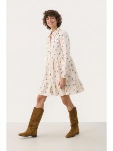 Платье NanenaPW, прямого кроя, с принтом Blue Bouquet. PART TWO