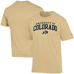 Футболка Men's gold colorado buffaloes property of Champion
