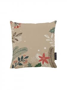 Butter Kings Чехол для подушки "Замороженные ветви" бежевого цвета - (Д)45 x (Ш)45 см