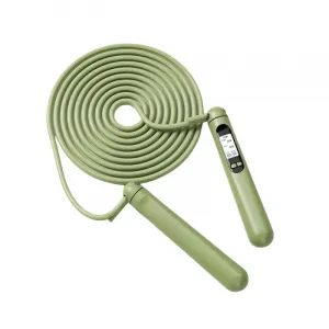 Детская скакалка с пвх тросом LINING, зеленый