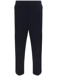 Moschino спортивные брюки с вышитым логотипом, черный