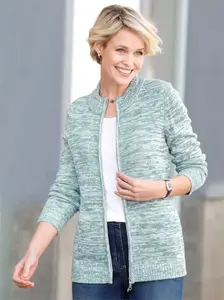 Классический кардиган Basics Classic Basics, цвет Jade-Ecru-Meliert