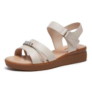 AOKANG Женские пляжные сандалии экрю, цвет Ecru