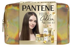 Подарочный набор Pantene: масло, шампунь, сыворотка, маска + косметичка