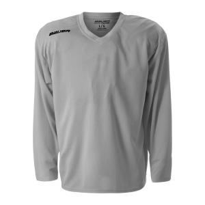 BAUER Новая оригинальная тренировочная хоккейная майка для детей, подростков и взрослых, командная форма, соревновательный комплект, верхняя куртка для мужчин и женщин, взрослый серый FLEX XL XXL