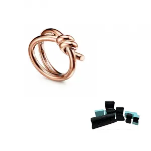 Кольца Knot Collection для женщин TIFFANY & CO., розовое золото