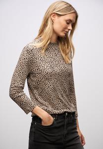 Топ Street One Long sleeved top, Beige/Sand