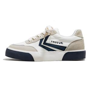 Feiyue Износостойкие и легкие низкие кроссовки для скейтбординга женские бежево-серые темно-синие