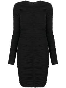 Dsquared2 платье со сборками, черный