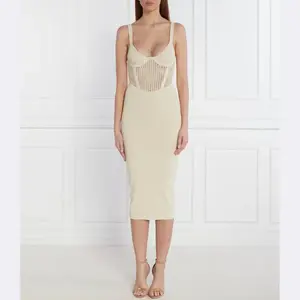 Платье Pinko, экрю