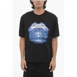 Футболка Slim Fit ROCK BAND ZODIAC GEMINI с круглым вырезом и принтом Drop Neil Barrett, Black