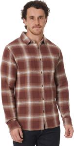 Футболка Quiksilver DNA Long Sleeve Flannel, цвет Brown Stone Prnt 4