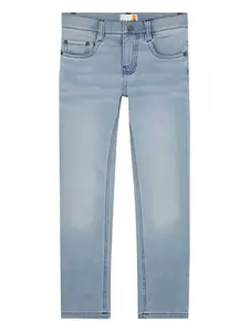 Джинсы с пятью карманами Timberland Kids, синий