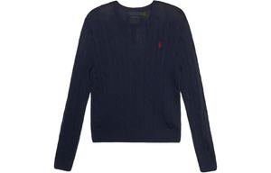 Трикотажная женская футболка поло Marine Blue Polo Ralph Lauren