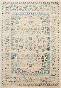 Ковер SAFAVIEH, 155 x 229 см, коллекции Evoke бежевый / бирюзовый EVK508F восточный для гостиной спальни Non-Shedding