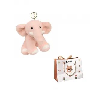 Ключница с мультяшным кроликом милая плюшевая кукла высота 12см Happy Fish