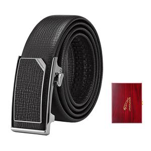 JAGUAR Кожаный ремень мужской, Black Wooden Box