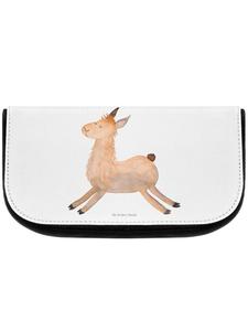 Косметичка Mr & Mrs Panda Lama Springen ohne Spruch, белый